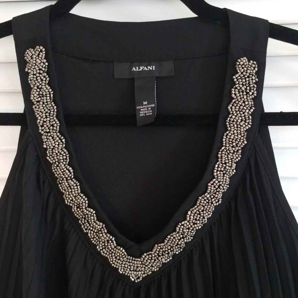 Beaded Flounce Dress